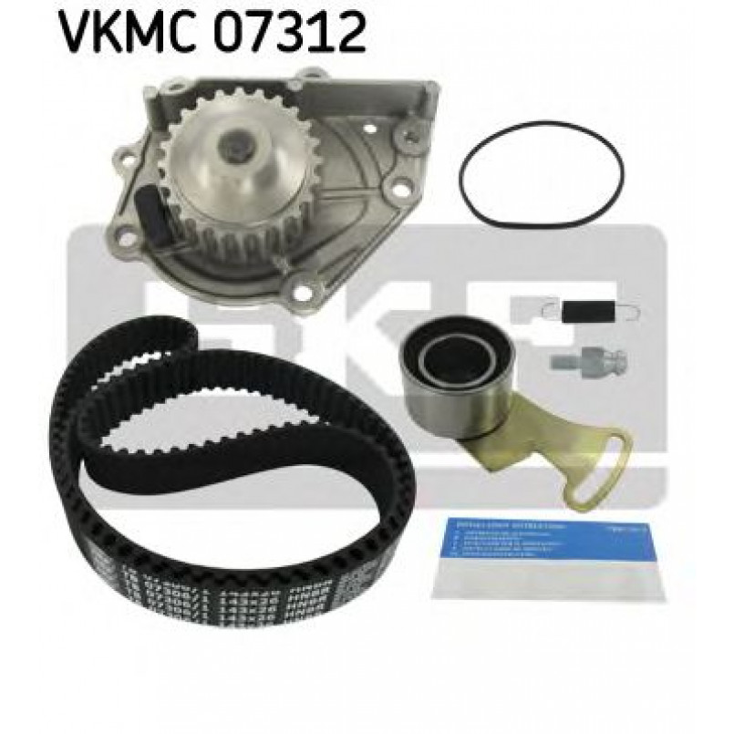 VKMC 07312 SKF - Насос охолоджуючої рідини + комплект зубчатого ремня